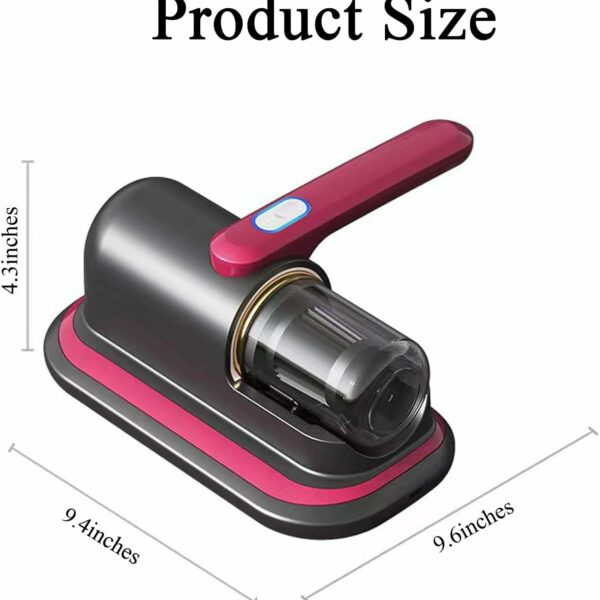 AWH Bed Vacuum Cleaner - UV Cordless Mattress Vacuum for Effective Cleaning of Beds, Pillows, Cloth Sofas, Carpets, and Fabric Surfaces