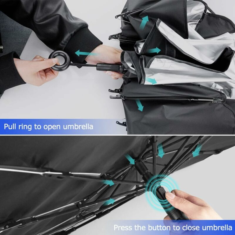 Car Windshield Sunshade Foldable Front Window Cover - Image 6