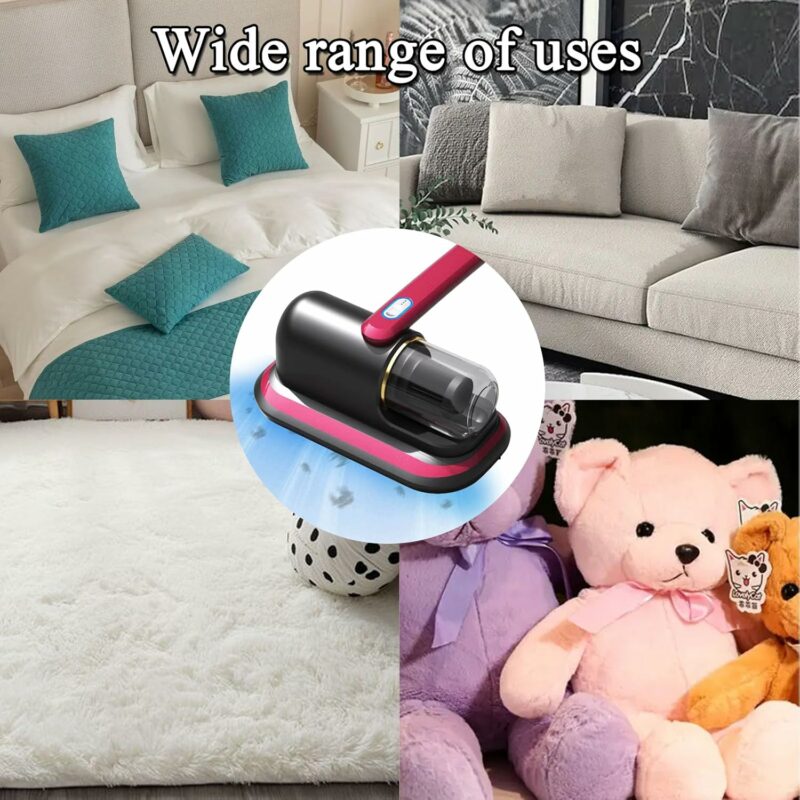AWH Bed Vacuum Cleaner - UV Cordless Mattress Vacuum for Effective Cleaning of Beds, Pillows, Cloth Sofas, Carpets, and Fabric Surfaces - Image 2