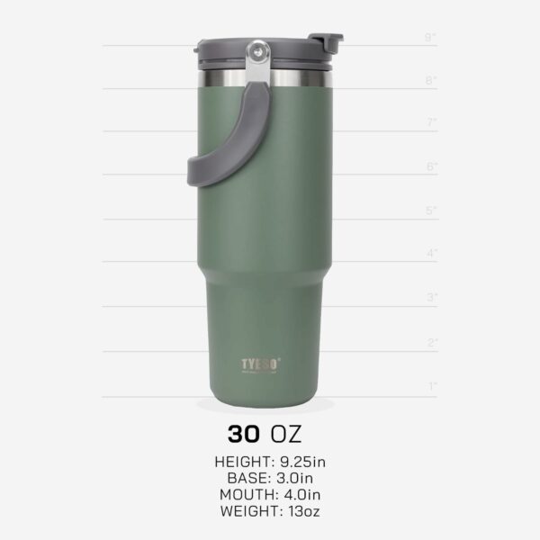 Tyeso Coffee Cup Thermos Bottle Stainless Steel Double-layer Insulation Cold And Hot Travel Mug Vacuum Flask Car Water Bottle