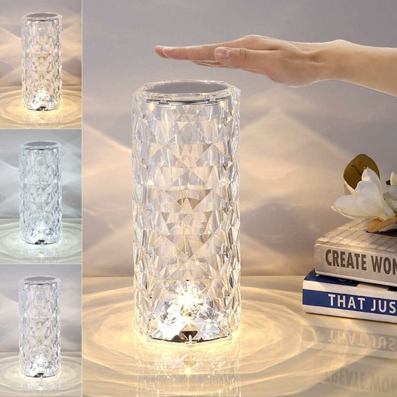 Crystal Table Night Light Lamp - Image 2