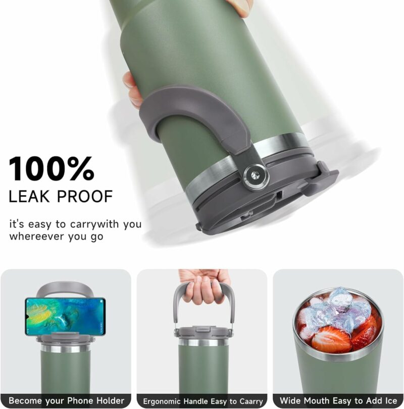 Tyeso Coffee Cup Thermos Bottle Stainless Steel Double-layer Insulation Cold And Hot Travel Mug Vacuum Flask Car Water Bottle - Image 2