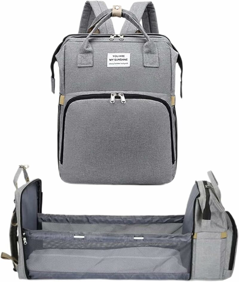 Portable Folding Crib Diaper Bag Multi-Function - Image 5