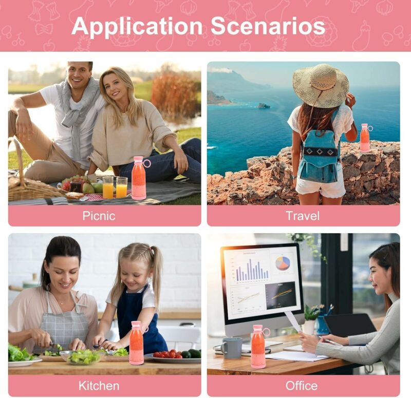 Juice Portable Blender Juicer Bottle - Image 4